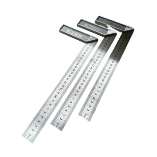 Combo 3 thước đo góc vuông 30cm cán nhôm cao cấp, thước ke góc vuông