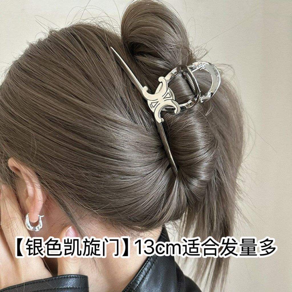 Kẹp cá mập kim loại nữ hợp thời trang Kẹp móng vuốt lớn