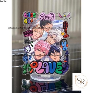 Nhiều Giảm Giá plave Nhóm Bé Trai Hàn Quốc Hàng Hóa Acrylic Trong Suốt Thẻ Đứng 10cm Quà Tặng Giá Trị Cao