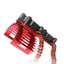 Động Cơ Quạt Làm Mát Kép Tản Nhiệt 380 540 550 3650 3660 Tản Nhiệt 36 Mm RC Xe Vận Chuyển Một Phần