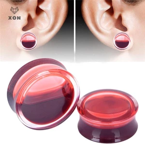 XON Bông Tai Trong Suốt Màu Trơn Độc Đáo