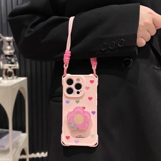Ốp điện thoại hình hoa dễ thương 16plus Thích hợp cho iPhone 11 12promax 12 13 14 15 Pro max Ốp lưng 14promax 15pro 16 Pro max Vỏ