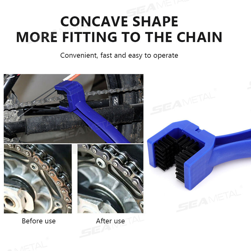 GHẾ Xe Máy Xích Xe Đạp Làm Sạch Dây Xích Bàn Chải Đường Núi Xe Máy Đi Xe Đạp Bánh Đà Bàn Chải Dụng Cụ Vệ Sinh Phụ Kiện