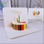 Thiệp Chúc Mừng Sinh Nhật 3D Bánh Hoa Thẻ Có Phong Bì Thiệp Sinh Nhật Ngộ nghĩnh Cho Nữ Trẻ Em Bạn Bè Thiệp Greeg Tiệc Quà Tặng VN