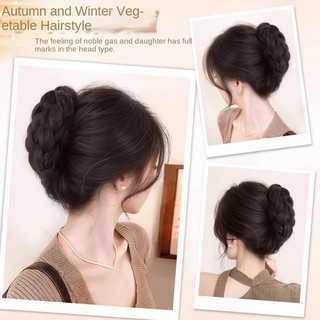 Bun Hair Piece dành cho nữ, Bánh rán tóc Updo có kẹp màu vàng, Bánh phồng cao cấp Chignon cho vẻ ngoài thanh lịch (Có sẵn màu sắc tự nhiên)
