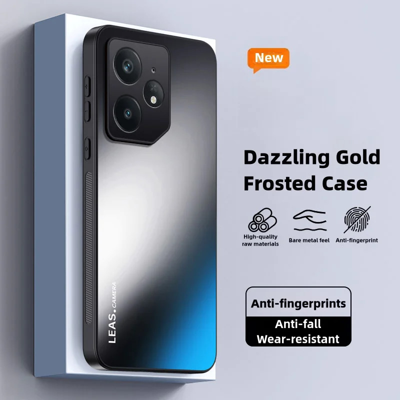 Dành Cho Realme Neo 7 7x 7 SE Vỏ Giáp Chống Sốc Mờ Cứng Ốp Lưng Bảo Vệ Camera