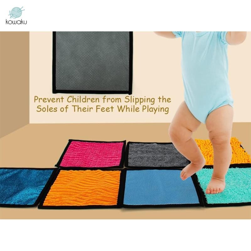 16 Chiếc Thảm Cảm Giác Kết Cấu Các Loại Nhận Thức Xúc Giác Cảm Ứng Thực Tế 22 cm Cho Trẻ Em Bé Trai Và Bé Gái Từ 3 Đến 6 Tuổi Lớp Học Tại Nhà