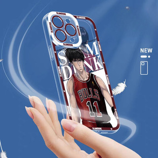 Ốp Điện Thoại Cho Redmi A5 A3 A2 A1 Note 12 11 10 8 Plus Pro MAX 10S 12S POCO C61 Vỏ Điện Thoại Di Động Slam Dunk Anime Sakuragi Rukawa Sang Trọng Thoáng Mát Chống Sốc Trong Suốt Mềm