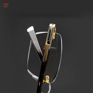 Kính đọc sách hình chữ nhật không vành cao cấp Làm dịu cơn đau đầu Đau nhức mắt Kính mắt chống chói cho nam nữ Unisex Sử dụng hàng ngày