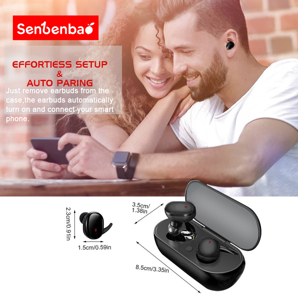 Tai nghe Bluetooth Senbenbao Air 4 Tai nghe không dây Tai nghe nhét tai Bluetooth Tai nghe nhét tai không dây ENC Tai nghe không dây