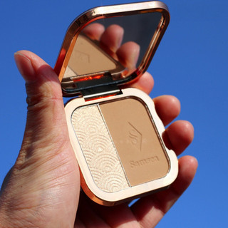 Samsea Highlight Contour Tích Hợp Đĩa Mũi Silhouette Mặt Làm Sáng Mịn Lấp Lánh Làm Đẹp Sửa Đổi Điểm Nổi Bật & Đường Viền