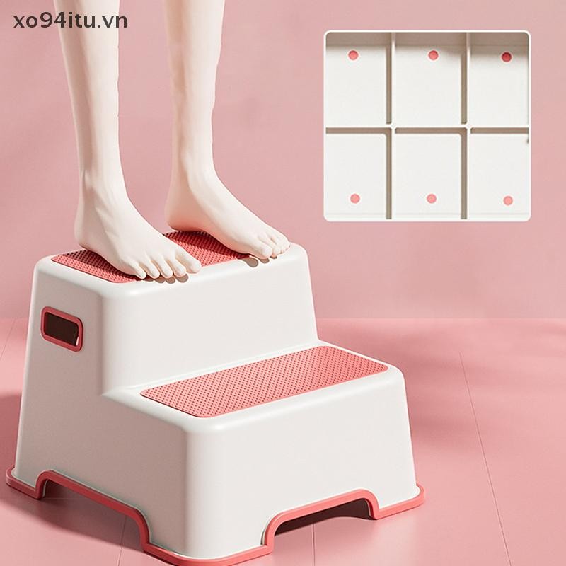 XOITU Trẻ Em Chậu Rửa Bước Phân Rửa Tay Bước Phân Bàn Chải Rửa Mặt Bước Vệ Sinh Chân Phân VN