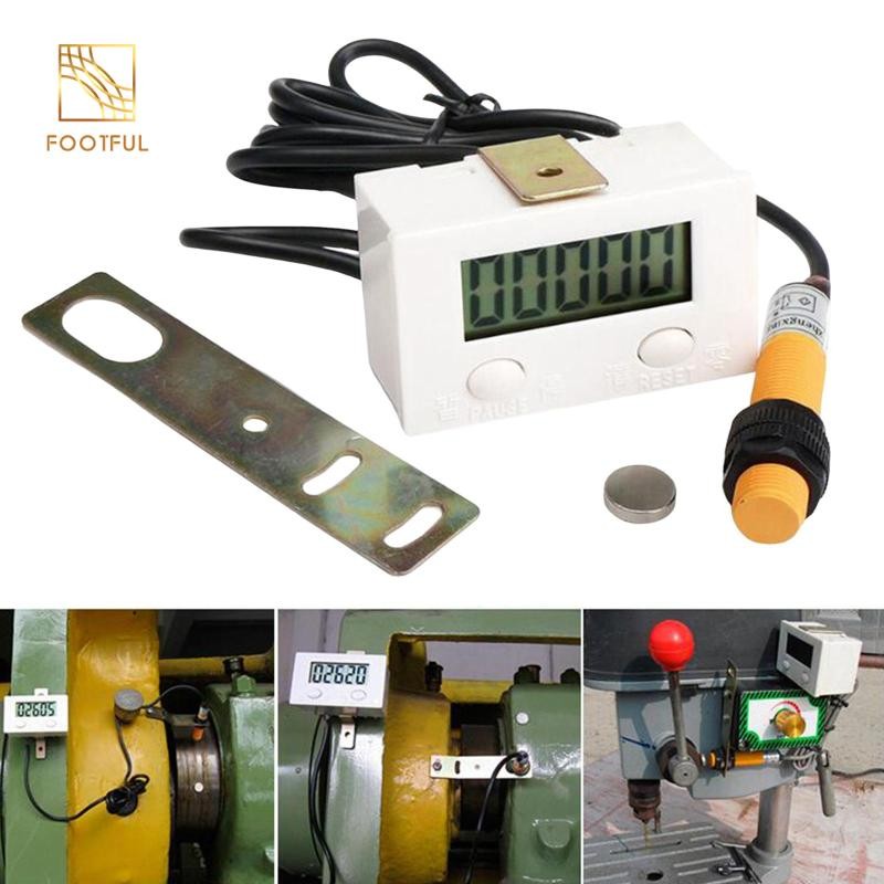 Bộ đếm kỹ thuật số điện tử Đồng hồ đo cảm ứng Đồng hồ đo bảng điều khiển bền Chính xác