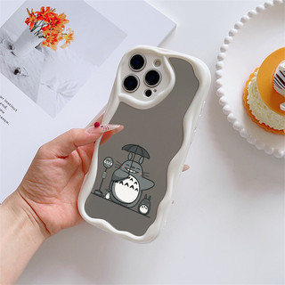 [Beecover] Ốp Gương Họa Tiết Kem Totoro Dễ Thương Cho IPHONE 16 16E 15 14 13 12 11 PRO MAX X XS XR XSMAX 7 8 6S 5 5S 12MINI 13 MINI + Plus SE 2020 / 2022 Vỏ NYJM