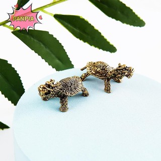 Pnpia 1 Rồng Rùa Casg Hình Kim Loại Retro Điêu Khắc Để Bàn Trang Trí Quà Tặng Boutique