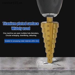 Bộ mũi khoan tháp khoan thang mạ titan hình lục giác SRVN Bộ 3-12 / 4-12 / 4-20mm Bộ ba mảnh nhỏ.