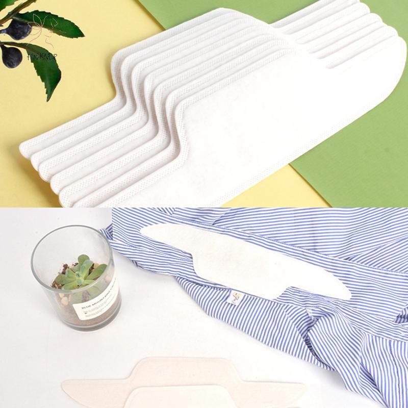 Hnkmp 10 Miếng Dán Chống Bẩn Cổ Áo Sơ Mi Cổ Dán Miếng Dán Chống Bẩn Dùng Một Lần.