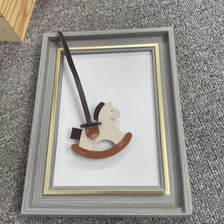 Mặt dây chuyền túi ngựa NEATNOOK, Dây buộc dễ thương Pony Ví treo mặt dây chuyền, Quà tặng động vật chất lượng cao Túi da PU Mặt dây chuyền Túi DIY Phụ kiện