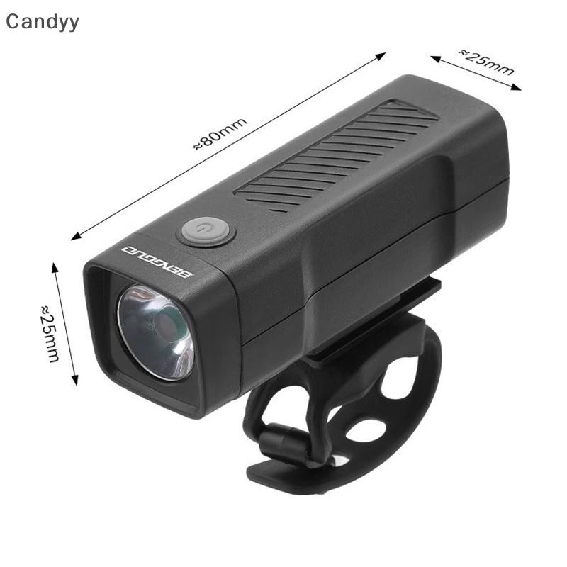 Đèn pha xe đạp NDY USB có thể sạc lại Đèn trước xe đạp chống nước siêu sáng Đèn xe đạp 3 chế độ để đi đêm N
