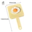 Tay Cầm Gương Lược Tay Cầm Trứng Săn Trộm Di Động Gương Gương Mặt Bốn Màu Vàng Gương Trang Điểm Có Lược Cho Bé Gái Quà Tặng Dụng Cụ Trang Điểm Mới