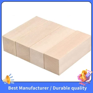 Khối gỗ khắc lớn Khối gỗ Whittling Khối khắc gỗ trầm Bộ gỗ mềm chưa hoàn thiện dành cho người mới bắt đầu chạm khắc