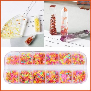 Kra Nail Art 3D Neon Sắc Tố Lát Huỳnh Quang Kim Sa Lấp Lánh Trang Trí Epoxy Làm Đầy
