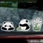 Mt 5 Cái / bộ Xe Máy Mũ Bảo Hiểm Decal Chống Thấm Nước Sáng Tạo Gấu Trúc Cảnh Báo Ban Đêm Ký Phản Quang Miếng Dán Phụ Kiện Bên Ngoài
