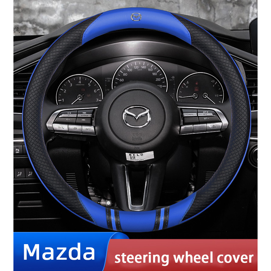Alcantara Bọc Lái Tất Cả Các Mùa Không Mùi Mỏng Tất Cả Các Mẫu Xe Mazda Lông Thú Da Thật Vô Lăng Bao Da Mazda 2 3 5 6 7 8 CX3 CX5 CX7 CX98 CX9 MX5 MX7 RF