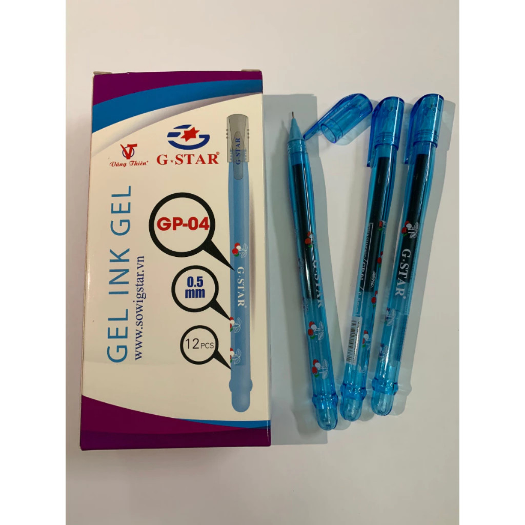 [ HỘP 12C]  Bút viết gel nước Gstar GP-04 / GP04 0.5mm