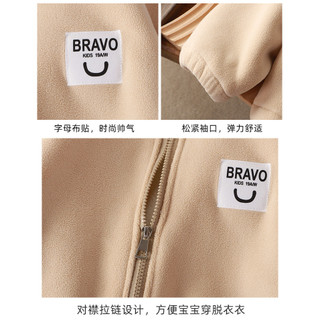 (6m-15Y) Mùa Thu Đông Bé Gái Bé Trai Mềm Mại Ấm Áp Áo Khoác Dài Tay Cho Bé Trẻ Em Áo Khoác Lông Cừu Sang Trọng Dây Kéo Áo Khoác Ngoài