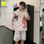 YHTN bộ ngủ nam chất lượng cao pijama quần áo đồ Tay Họa Tiết Hoạt Hình Thời Trang Mùa Hè Cho pijama nam