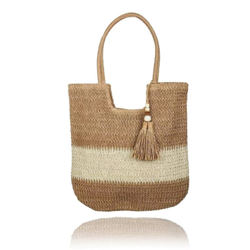 Women's Woven Straw Shoulder Bag – for the Beach
