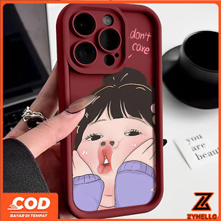Ốp Lưng Cho OPPO Reno 15F Reno 13F Reno12 F Reno11 F Reno 11 Reno 10 5G Reno 8T 5G Reno 8T 4G Reno 8Z Reno7 Reno8 Reno4 Reno5 Dễ Thương Pig Pigtail Cô Gái Điện Thoại Chống Sốc