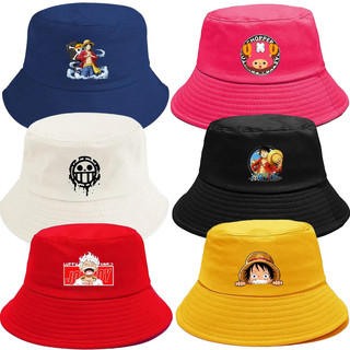 ONE PIECE Mũ Xô Mũ Trẻ Em Mùa Hè Mặc Hoạt Hình Mũ Câu Cá Du Lịch Đi Biển Mũ Chống Nắng