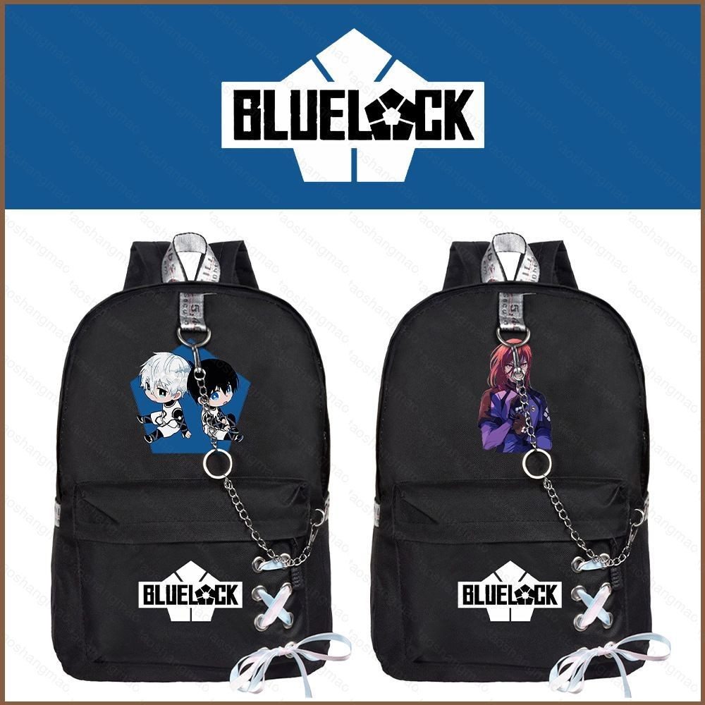 YT2 BLUE LOCK Ba Lô Dành Cho Nữ Sinh Viên Dung Tích Lớn Thoáng Khí In Thời Trang Cá Tính Túi Đa Năng