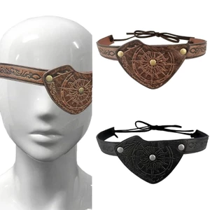 GODD Vintage Da Nổi Mắt Phụ Kiện Trang Phục Trung Cổ Cho Nam Halloween