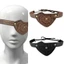 XGB Thời Trung Cổ Dập Nổi Miếng Dán Mắt Da Vintage Mắt LARP Cosplay Phụ Kiện Cướp Biển Mắt Bao Da Cho Nam Halloween