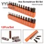 YYLINGX 12 Bit điều khiển lục giác, Bộ tuốc nơ vít lục giác bằng thép hợp kim 25mm S2, Magnetlc 1 / 4in Hex Shank Metric / Imperial Driver Bit cho các dự án tại nhà DIY Trang web làm việc