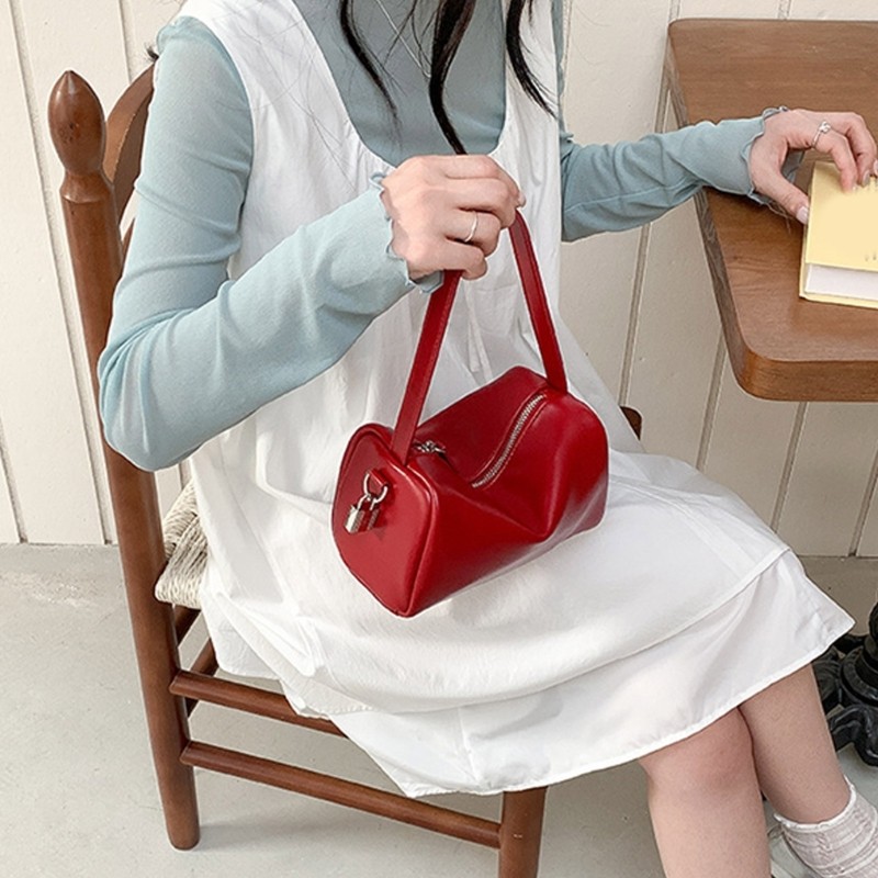 PPY Xu Hướng Hàn Quốc Gối Lấy Cảm Hứng Từ Nách Túi Dành Cho Nữ Da PU Thiết Thực Túi Ngày Đa Năng Có Ngăn Phòng