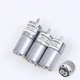 Động cơ bánh răng JGA25-370 Động cơ DC 6V 12V 24V Động cơ bánh răng điện mô-men xoắn cao 5 / 10 / 15 / 30 / 60 / 100 / 150 / 200 / 300 / 400 / 500 / 1000 / 1200 vòng / phút