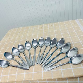 [Giá Xưởng] Combo 10 Thìa muỗng súp nhọn inox chuyên dùng bán cơm sườn, suất ăn công nghiệp