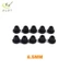 10 Chiếc Cao Su Silicon Snap-on Lỗ Cắm 2.5-14 Mm Trống Đầu Nắp Niêm Phong Nút Chặn VN