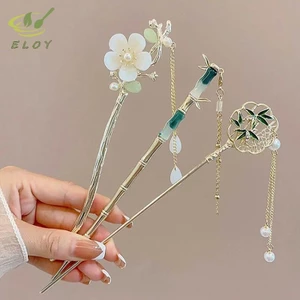 Kẹp Tóc Cổ Điển Trung Quốc Dành Cho Nữ Ngôi Sao Hoa Tươi Handmade Kẹp Tóc Quyến Rũ Phụ Kiện Trang Sức Đồ Trang Trí Tóc VN