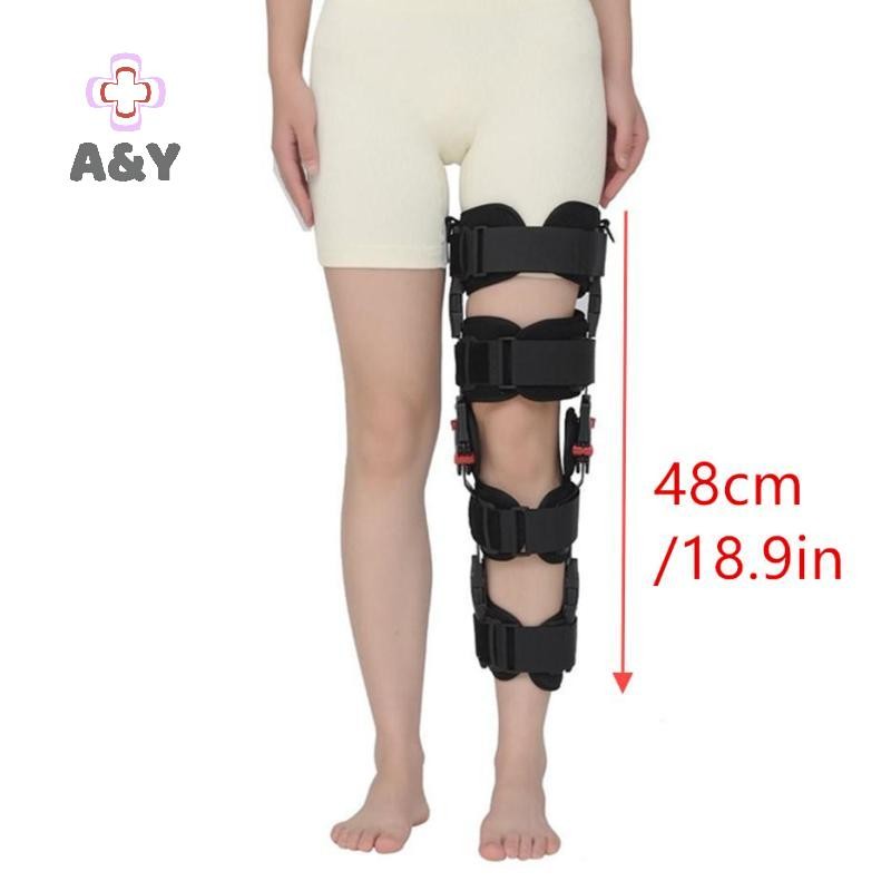 A & Y Chỉnh Hình Hỗ Trợ Ổn Định Sau Phẫu Thuật Có Thể Điều Chỉnh Bản Lề Nẹp Đầu Gối Cố Định Khớp Cáng Phục Hồi Chân ổn định.