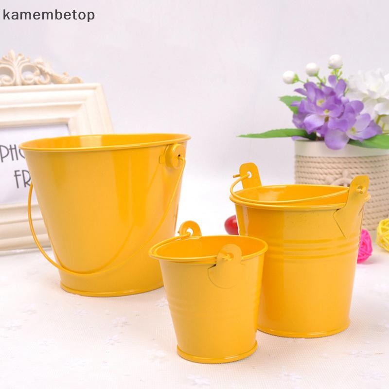 Beto Mini Kim Loại Nhiều Màu Sắc Xô Kẹo Keg Pails Tiệc Cưới Ủng Hộ Trang Trí DIY n