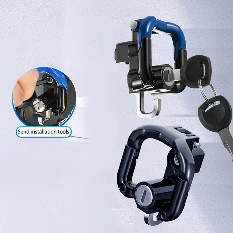 TMOY Xe Máy Mũ Bảo Hiểm Khóa Chống Trộm Mũ Bảo Hiểm Khóa An Ninh Với 2 Phím Và Dụng Cụ Lắp Đặt Phụ Kiện Xe Máy TCS