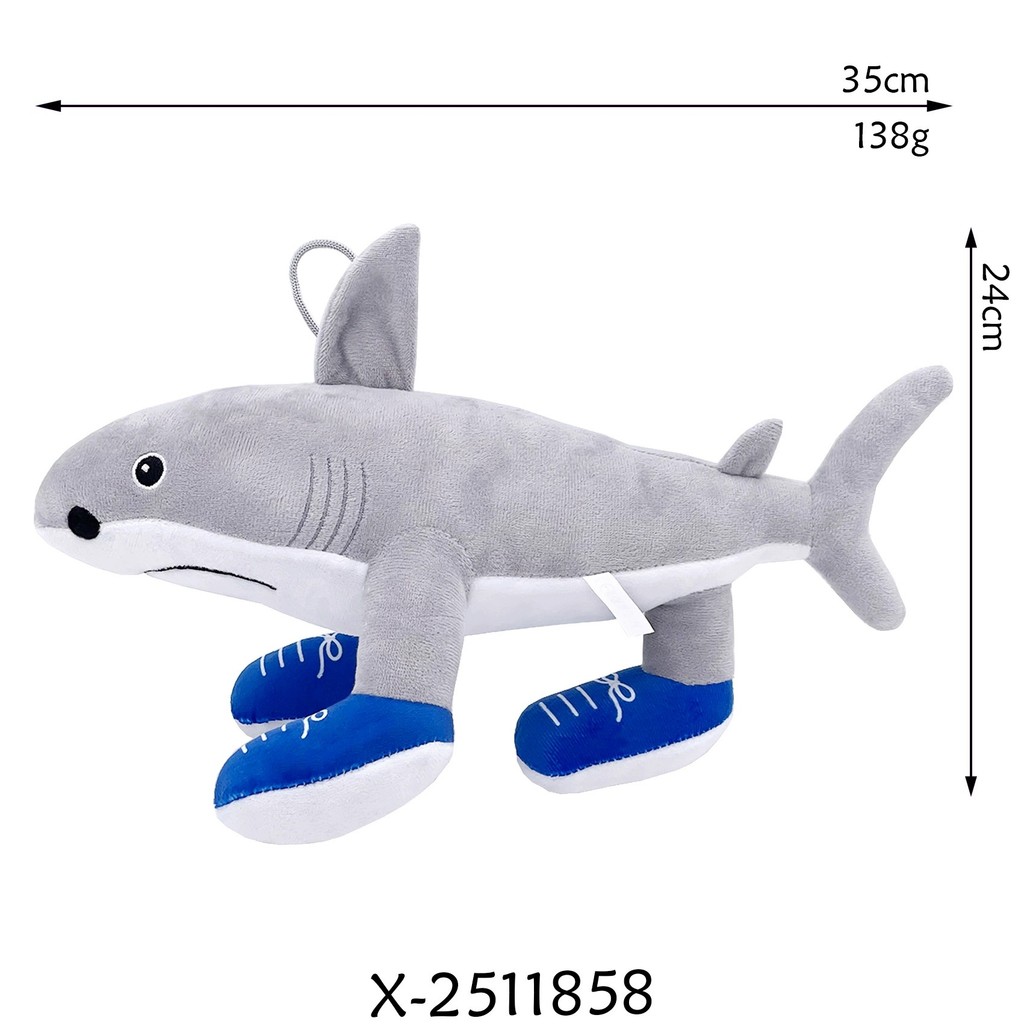 Rytanda Tungtung Saur Plushie Đồ Chơi Dễ Thương Tralalero Tralalala Búp Bê Gỗ Ngộ nghĩnh Dính Cá Mập Ý Brainrot Sinh Nhật Phổ Biến Quà Tặng Giáng Sinh