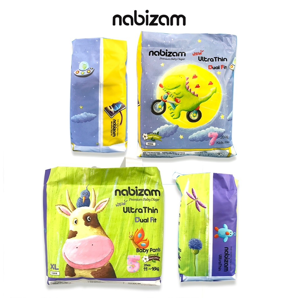 Ảnh Tã/Bỉm Quần NABIZAM Ultra Thin Nội Địa Hàn, Mềm Mỏng Size M32/L30/XL26/2XL22/3XL20 Cho Bé 6-25kg 3