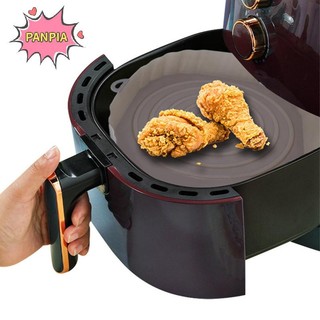 Pnpia Silicone Air Fryer Liner Pad Vuông Có Thể Tái Sử Dụng Nồi Chiên Không Khí Khay Nhiệt Thực Phẩm Nướng Boutique