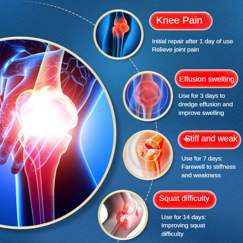 Gel chườm khớp gối Kem xoa bóp giảm đau nhức khớp đầu gối hiệu quả nhanh, phục hồi mô sụn khớp gối